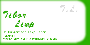 tibor limp business card